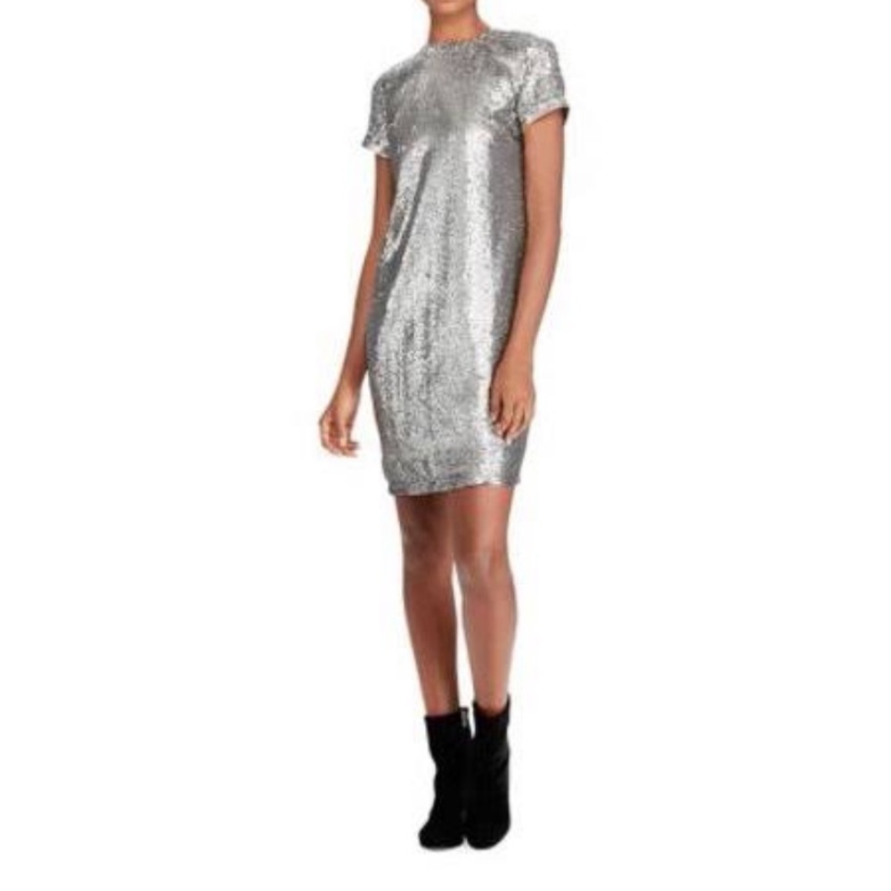 Lauren by Ralph Lauren Sequin shirt dress